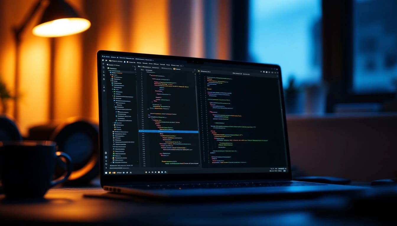Desenvolvedor usando a extensão do Claude Code no VS Code com projeto C# .NET aberto e um diff no editor