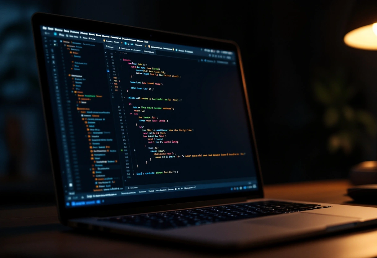 Diff de código C# aberto lado a lado no editor do VS Code com linhas adicionadas em verde e removidas em vermelho