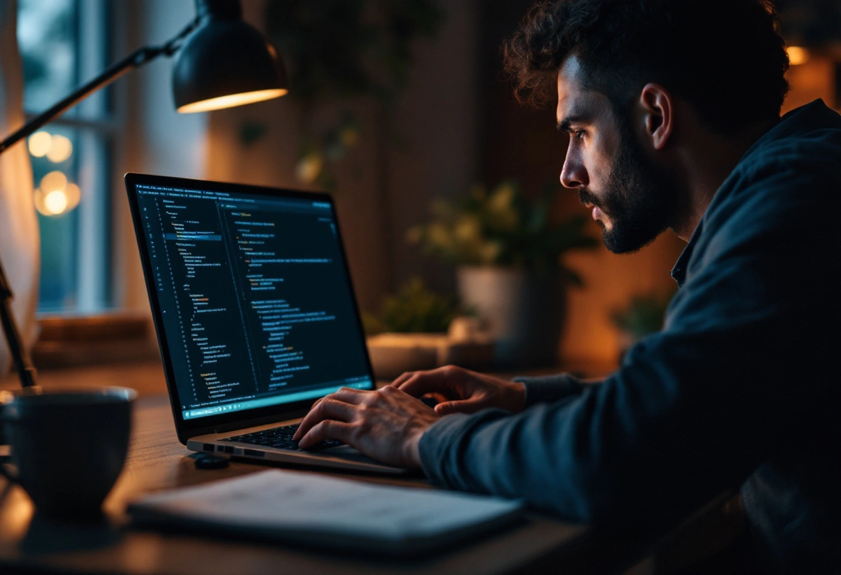 Desenvolvedor usando o Claude Code no terminal integrado do VS Code num projeto C#